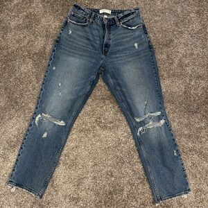 A&F Mom High Rise Curve Love Jeans